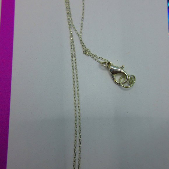 Green Aura Quartz Drop Faceted Gemstone 18" Necklace - Picture 3 of 4